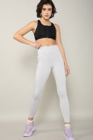 Activewear Ankle Length Leggings with Side Pockets