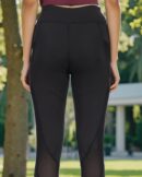 Activewear Ankle Length Mesh Panelled Sports Leggings