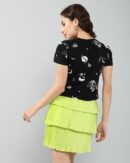 All Over Graphic Print Short Length Tshirt