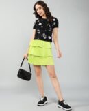 All Over Graphic Print Short Length Tshirt