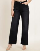 Ankle Length Straight Jeans With Pockets