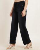 Ankle Length Straight Jeans With Pockets