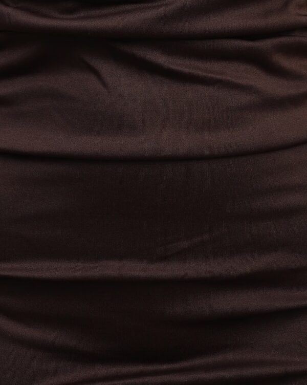 Strapless Attached Sleeve Ruched Bodycon Dress - Image 7