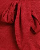 Strapless Ruched Tie-Up Detail Textured Crop Top