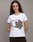 Short Sleeves Graphic Chest Print Crew Tshirt