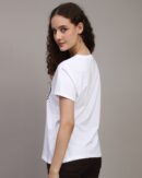 Short Sleeves Graphic Chest Print Crew Tshirt