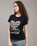 Short Sleeve Typographic Chest Print Crew Tshirt